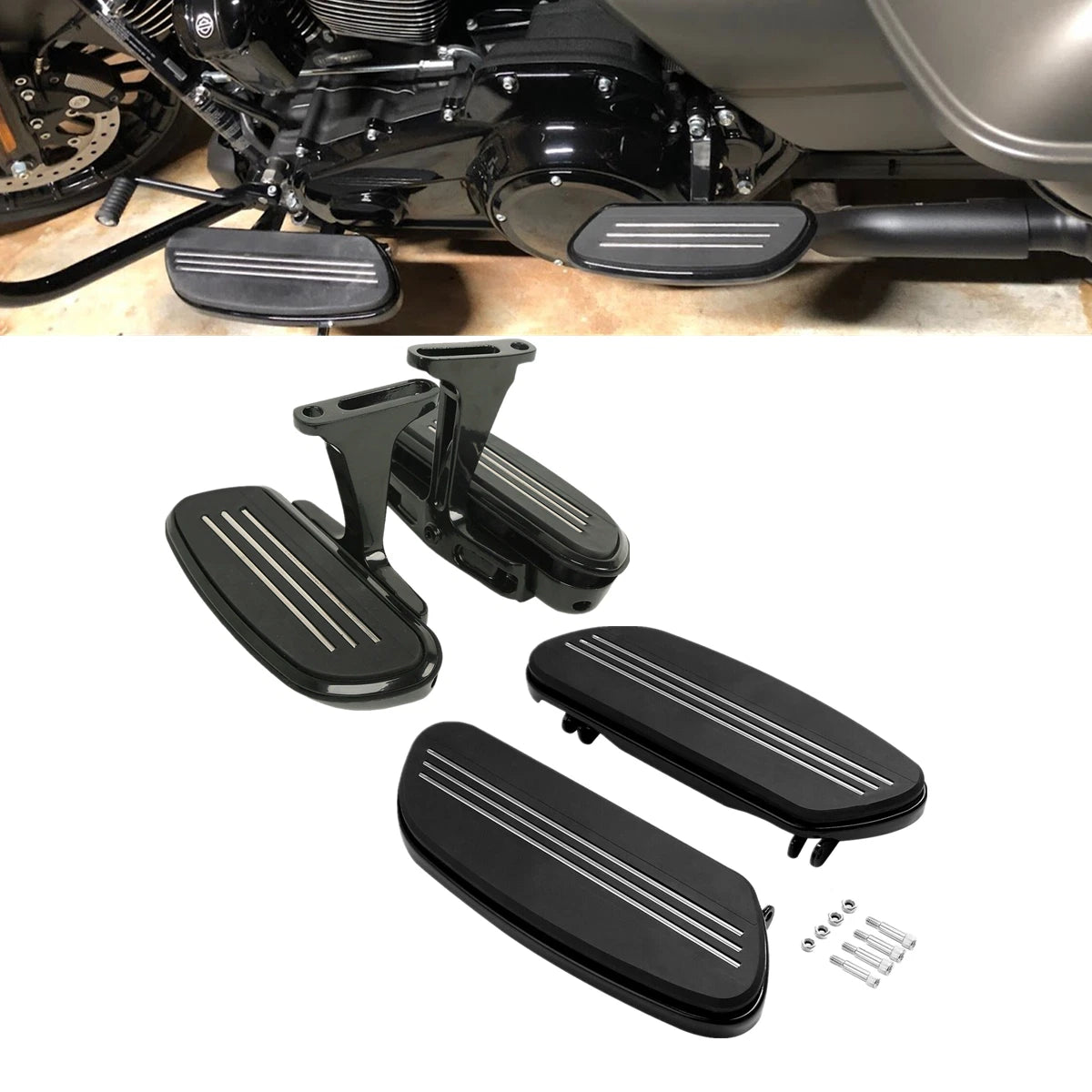 Footboard Floorboard for Harley Touring (1993–2024)