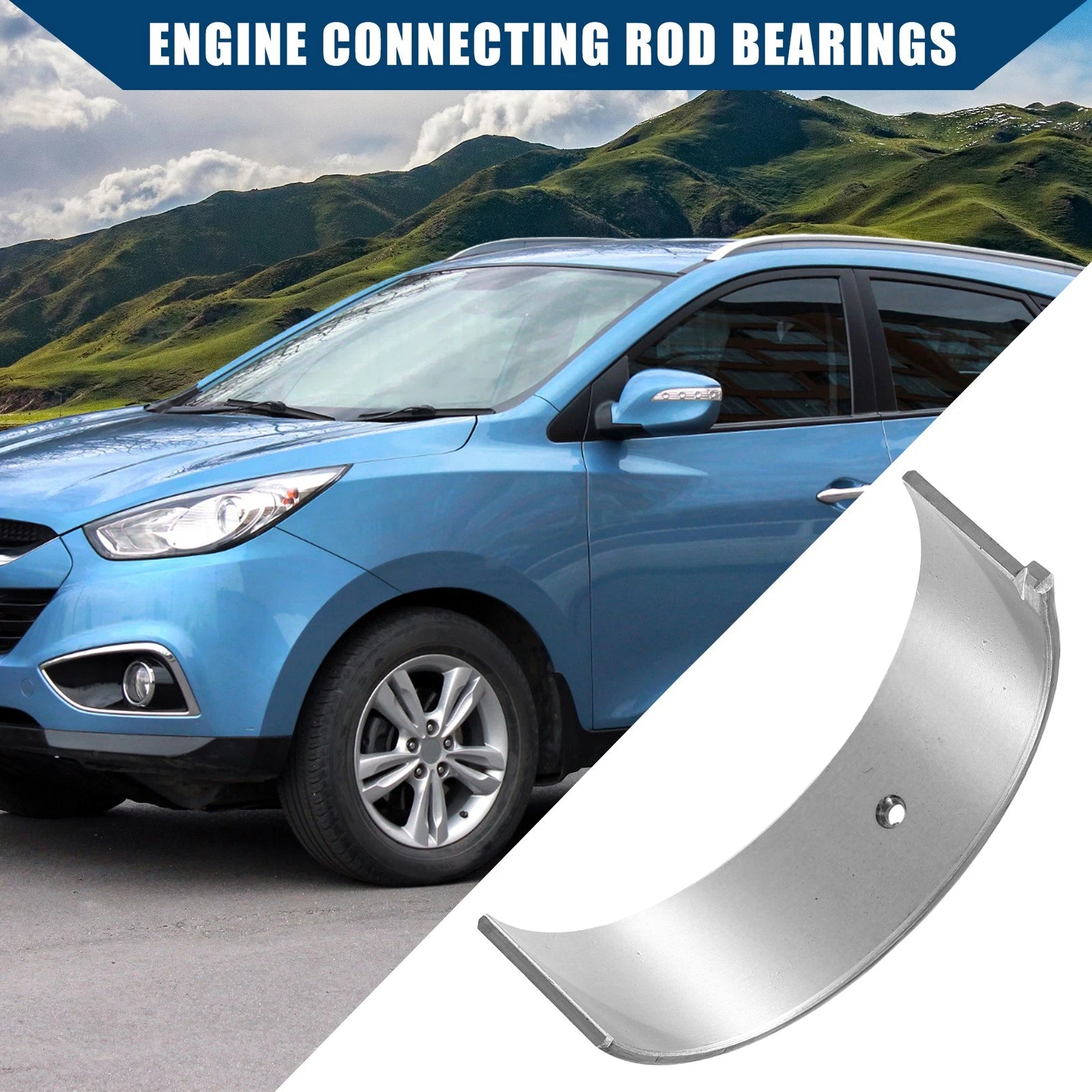 Connecting Rod Bearing Shell Replacement Set for Hyundai Kia (2008–2018)