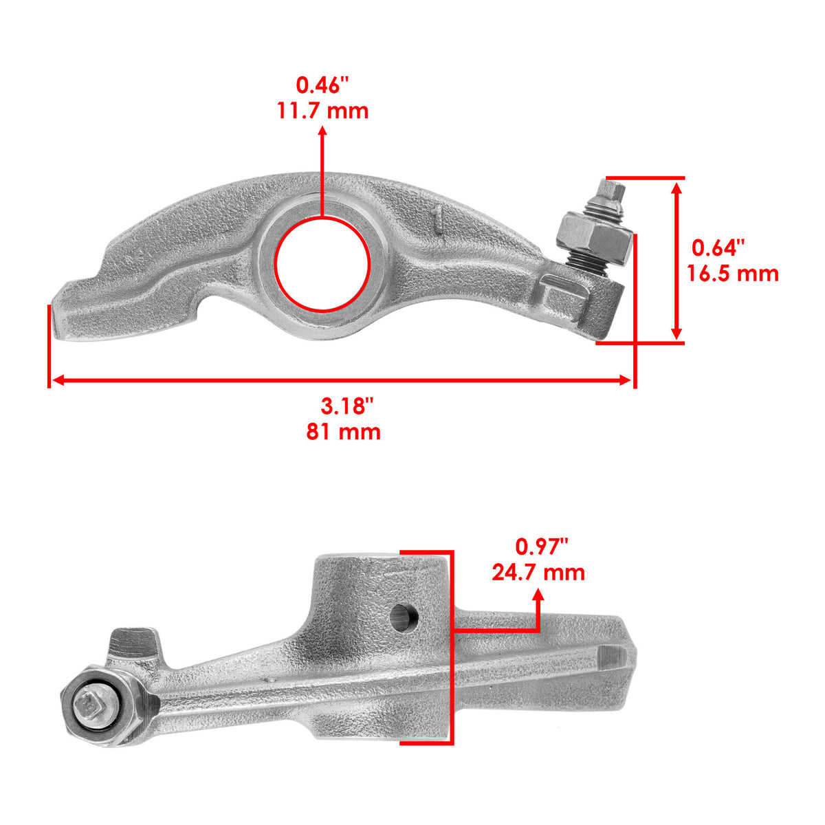 Exhaust Valve Rocker Arm Replacement for Honda (2008–2019)