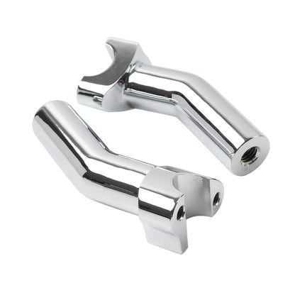 4.5" Chrome Pullback Handlebar Risers for Harley Dyna Softail Road King (1" Bar)