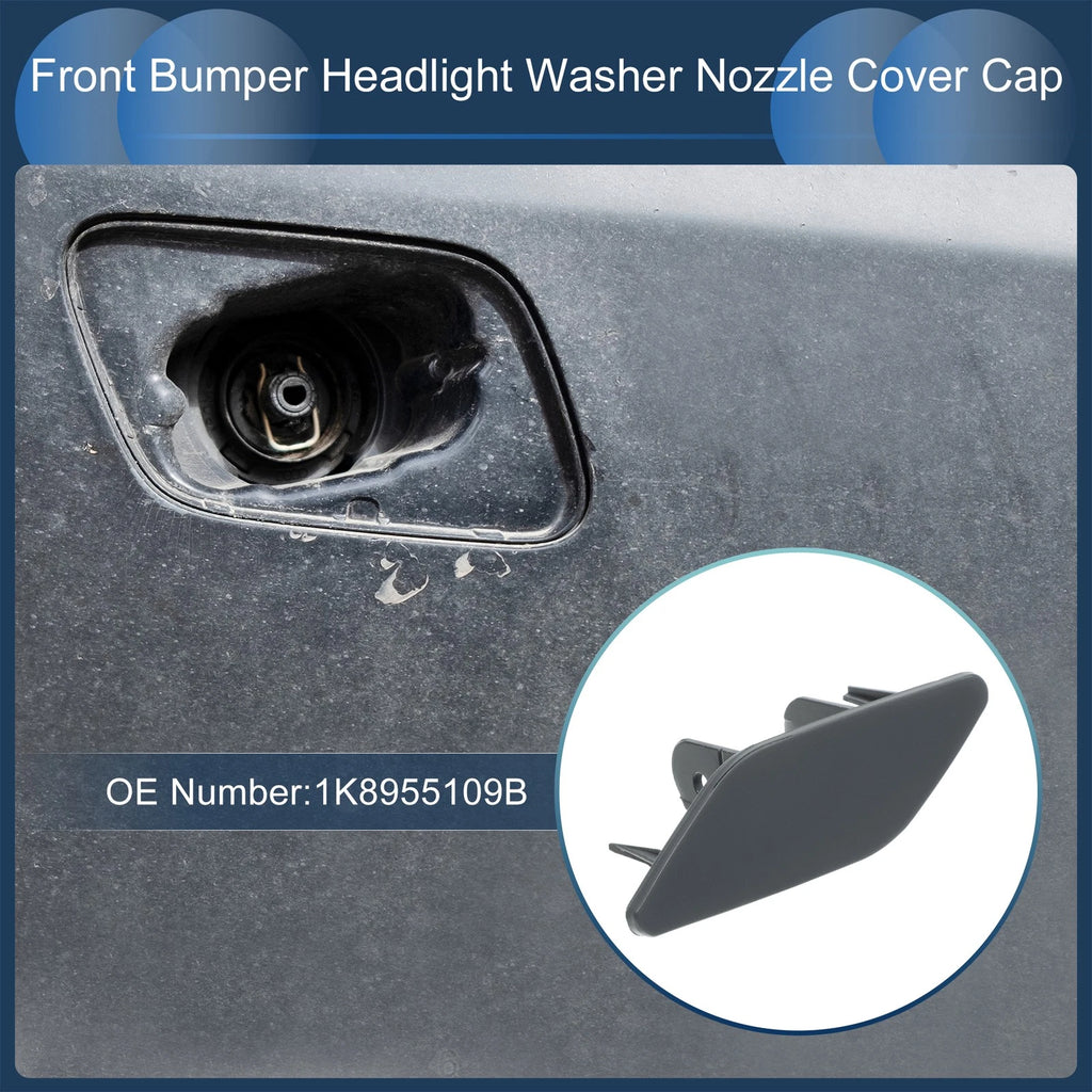 Front Left Washer Nozzle Cover Cap Replacement for Volkswagen Scirocco (2009–2014)