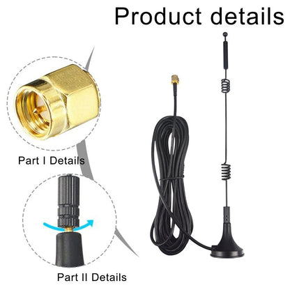 Dualband Antenna for SMA with 300cm Connection Line