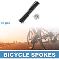 Bicycle Spokes 14G 260mm Steel Replacement for Mountain Bike (36 Pack)