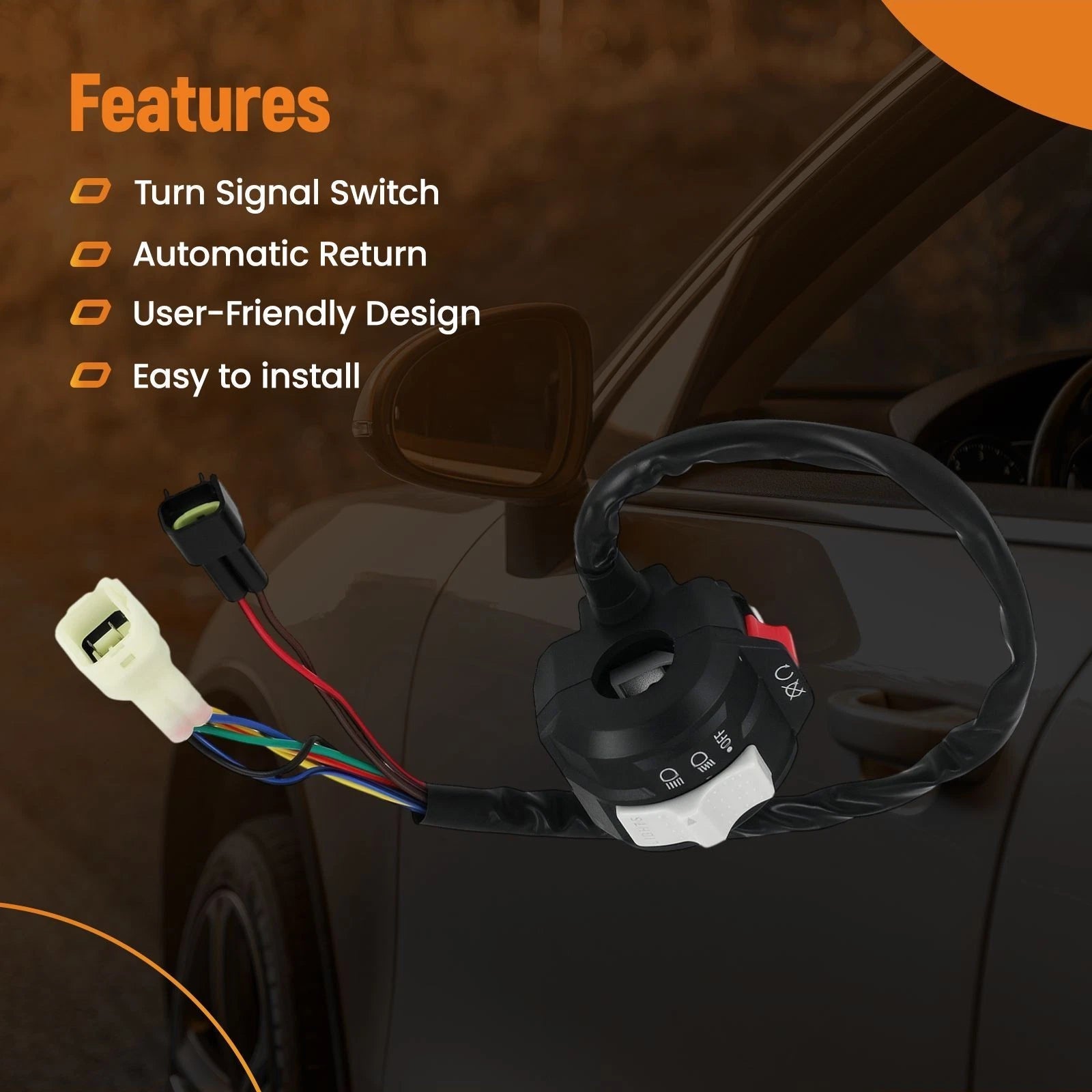 Handlebar Start Kill Switch Headlight for Yamaha YFZ450 YFZ450S (2004–2005)