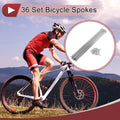 Bicycle Spokes Set 249mm Steel Galvanized No.45 for 36 Spoke Wheels (—)