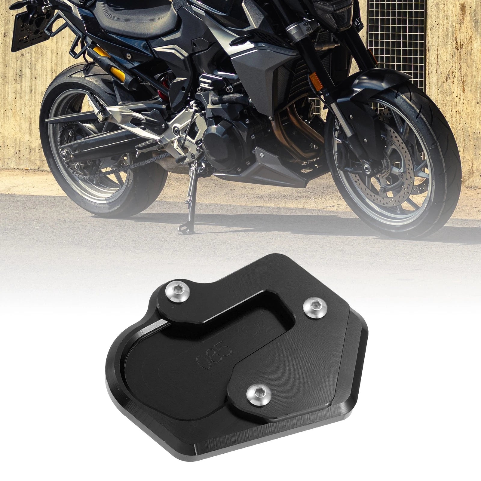 Motorcycle Kickstand Pad Side Stand Support for BMW Extender (2000–2025)