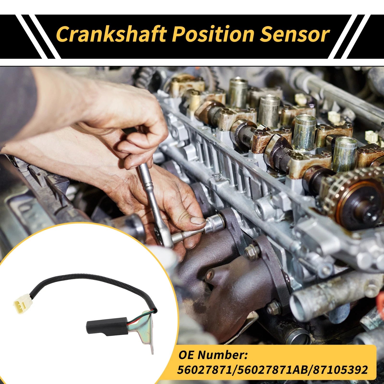 Crankshaft Position Sensor for Dodge Ram 1500 2500 3500 (1997–2003)