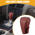 Shift Knob Cover for Universal Automatic Gear (1 Pcs) - Wine Red