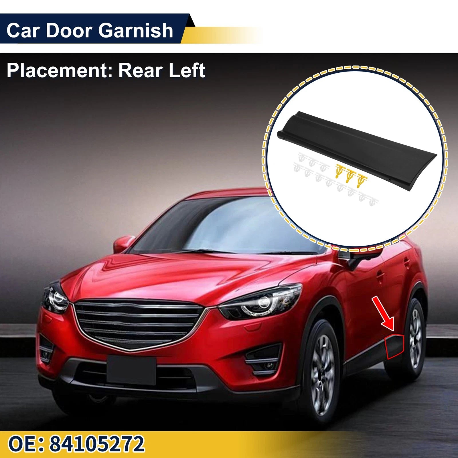 Lower Door Trim Garnish Replacement for Chevrolet Equinox (2018–2020)