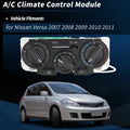 A/C Heater Climate Control Module Panel for Nissan Versa (2007–2011) No.599216