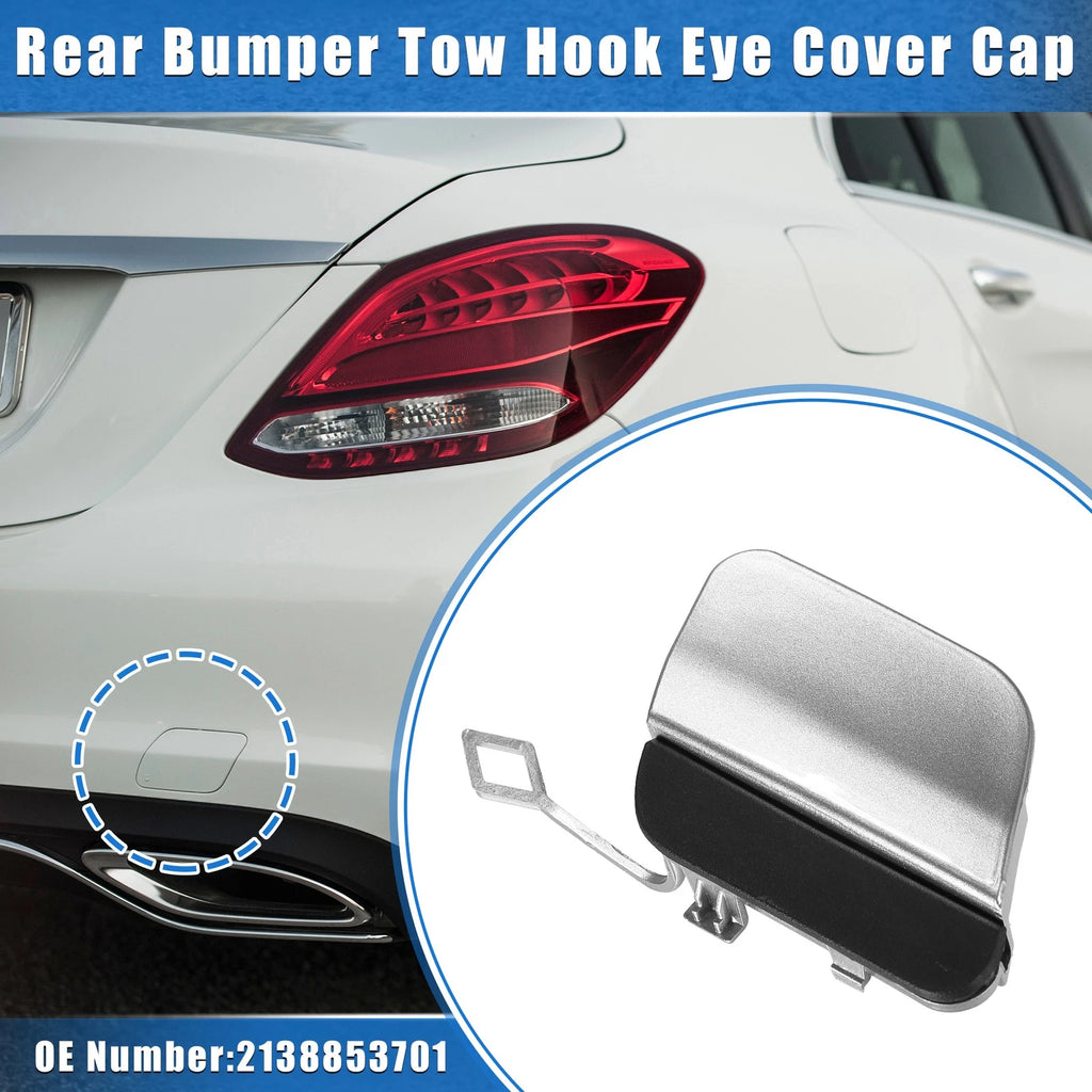 Rear Bumper Tow Hook Cap Replacement for Mercedes-Benz E450 (2019–2020)