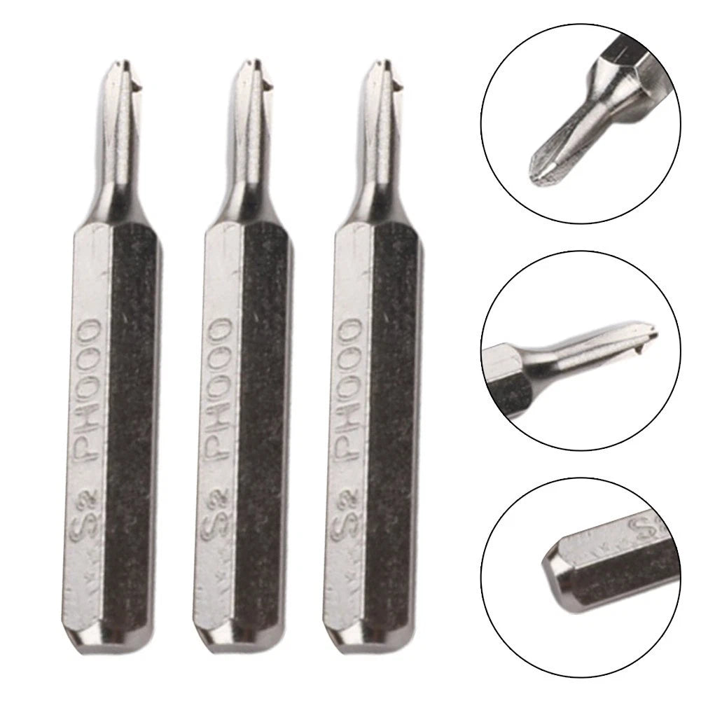 Screwdriver Bits for Power Tools (Chrome)