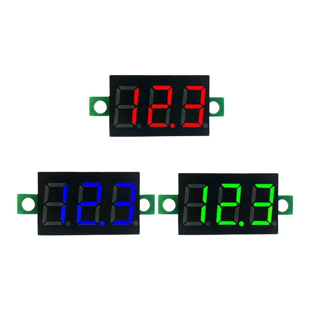 Digital Voltmeter for DC 5-30V (0.28 Inch, LED Readout)