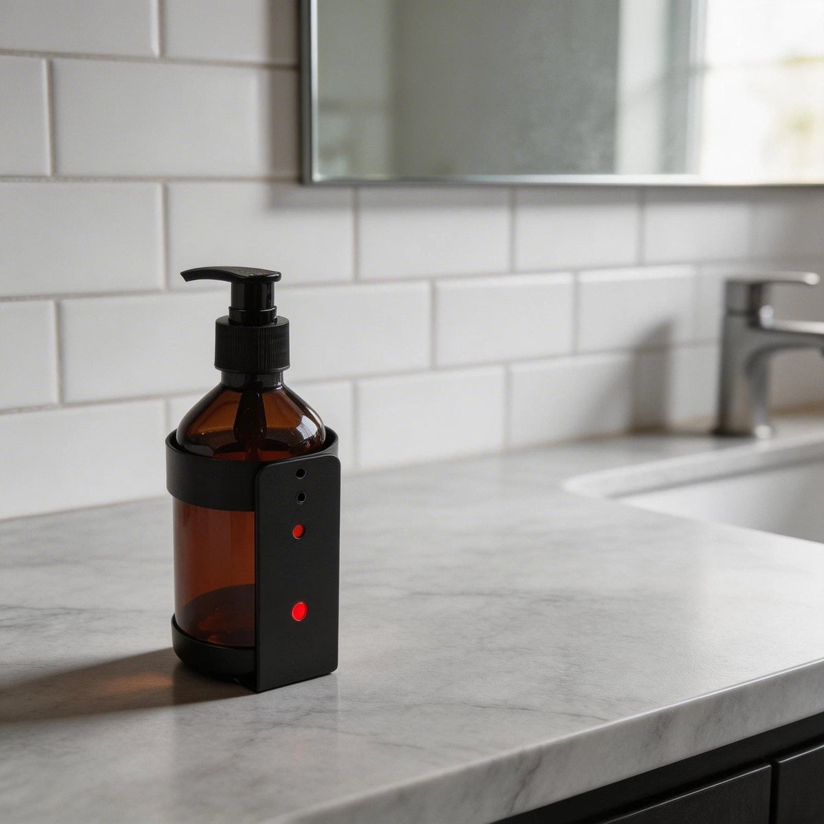 Wall Mounted Soap Dispenser Pump Holder for Shampoo and Shower Gel