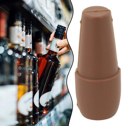 Set of 4 Wine Bottle Stoppers with Silicone Seal for Flavor Preservation