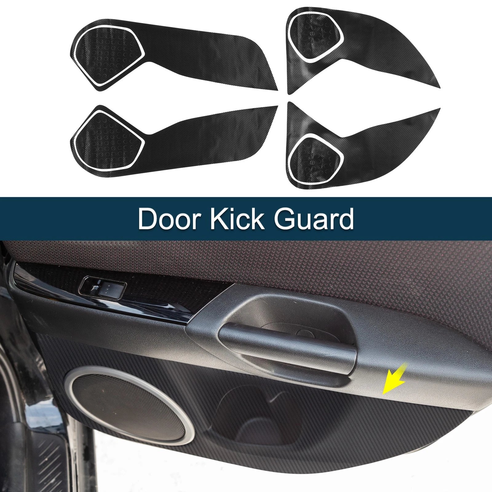 Door Kick Guard Front Rear for Mazda 3 Axela (2004–2020)