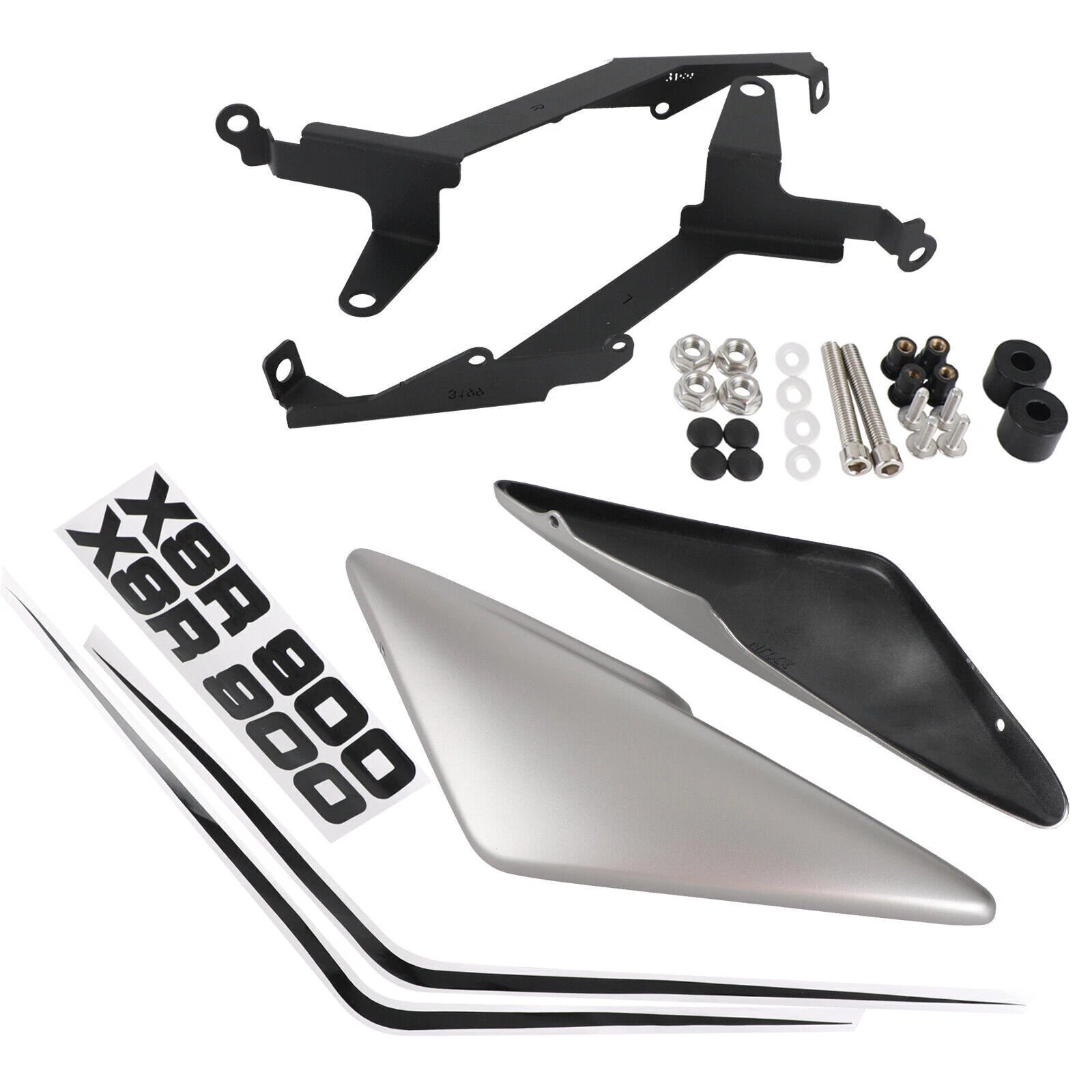 Tail Side Driver Seat Frame Cover for Yamaha XSR 900 (2016–2021) Gray T9