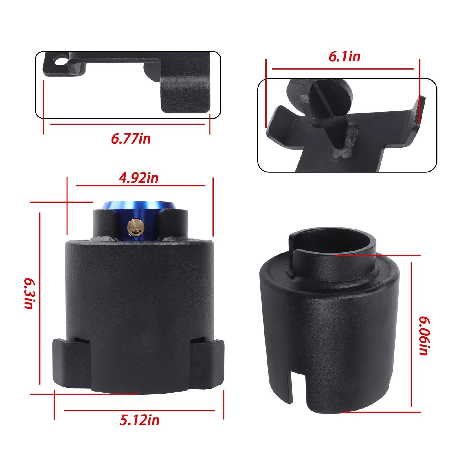 2-Inch Trailer Coupler Lock for (2010–2023)