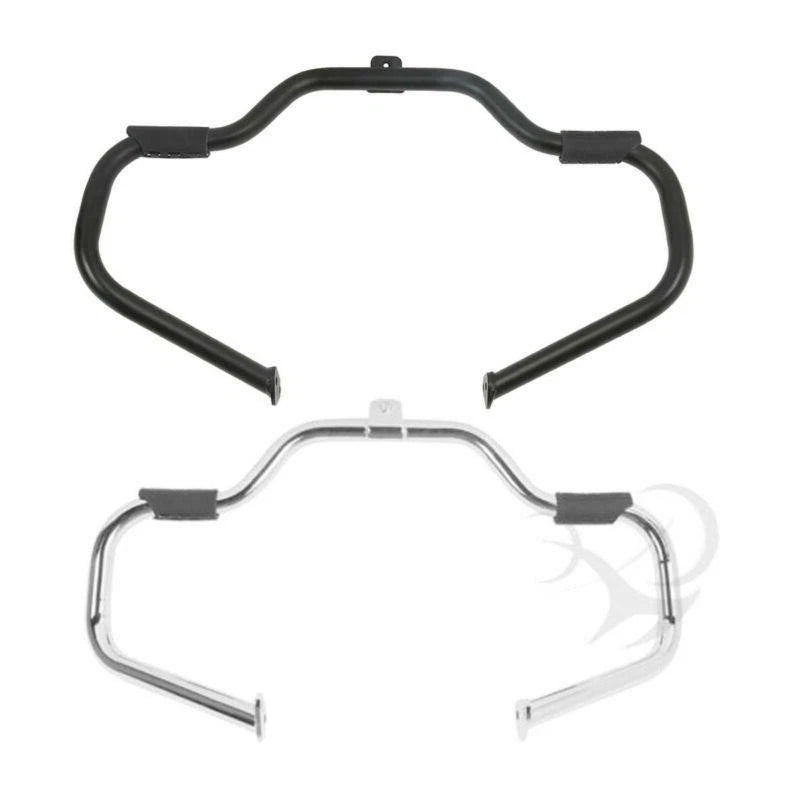 Chrome/Black Engine Highway Guard Crash Bar for Harley Touring (1997–2008)