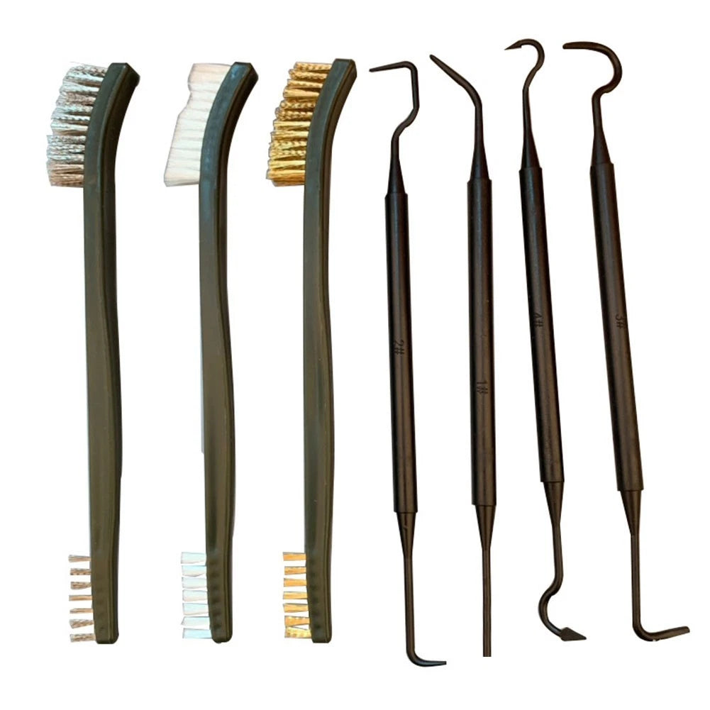 Set of 7 Wire Brushes for Rust Removal Cleaning Tools
