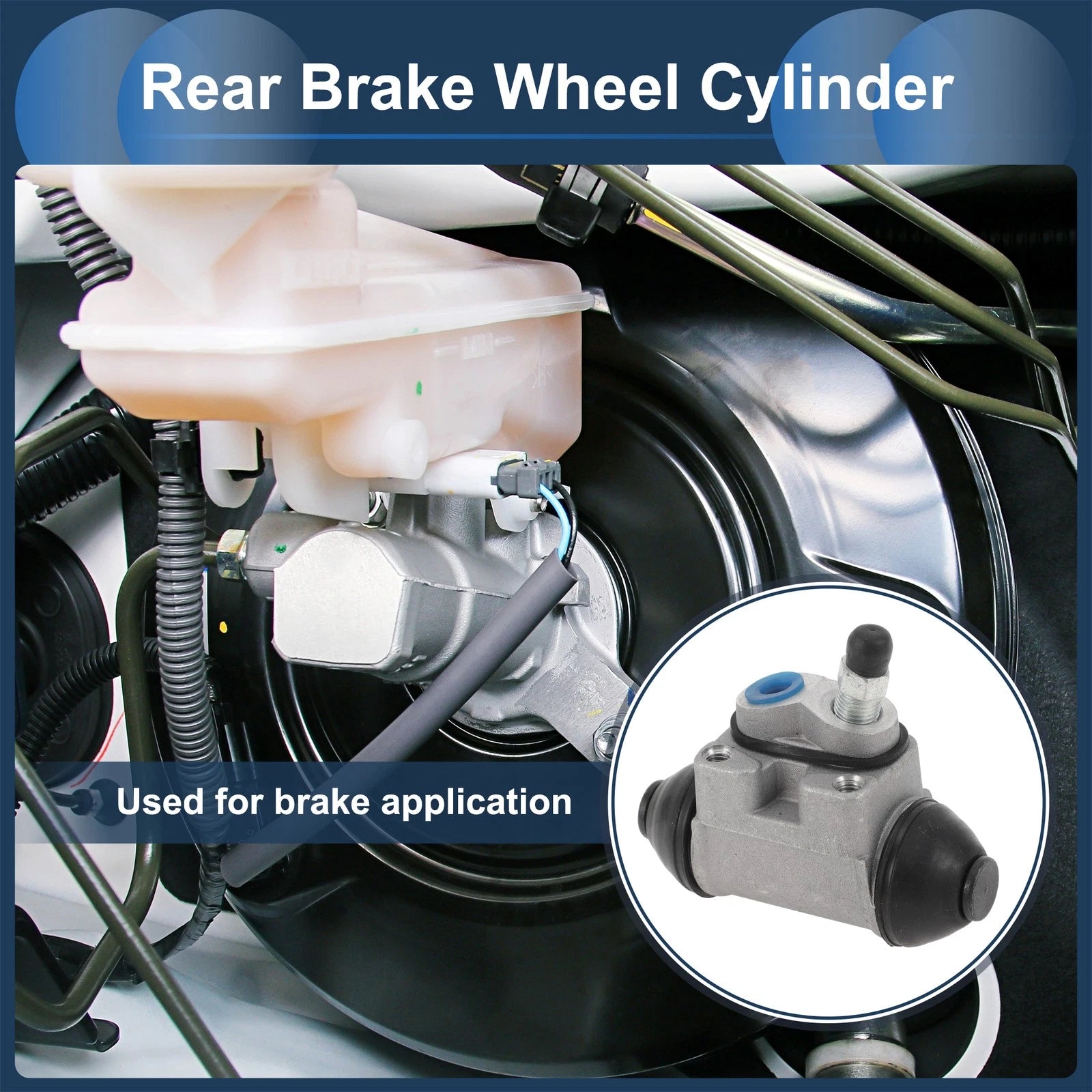 Rear Left Brake Wheel Cylinder Replacement for Hyundai Pony Excel (1989–1995)