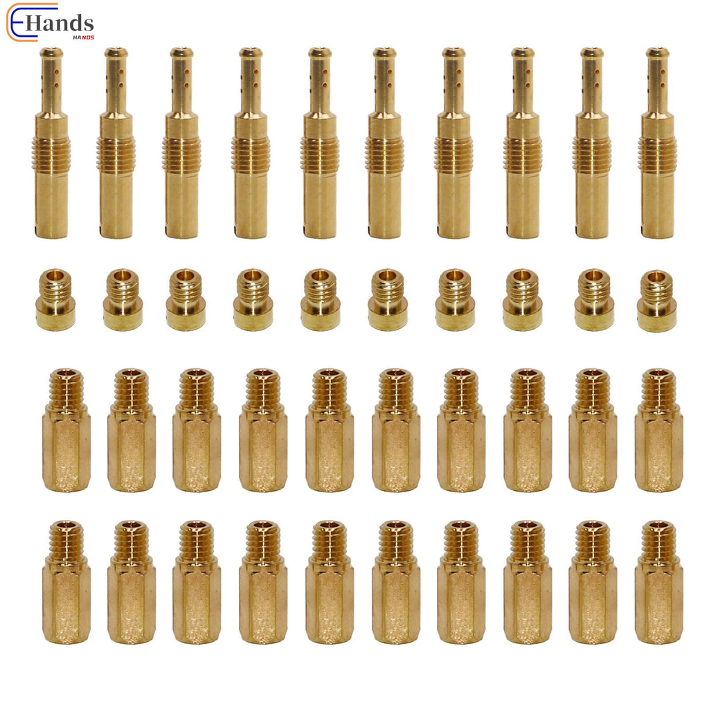 30PCS Carburetor Main Jets & 10PCS Slow Jets for PWK Keihin (Fits Various)