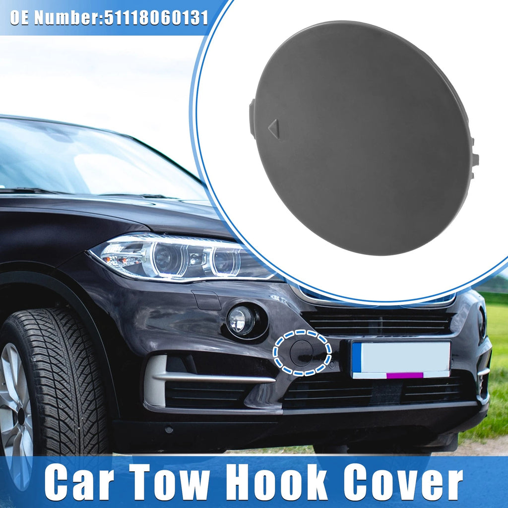 Front Right Tow Hook Eye Hole Cover Cap Replacement for BMW X5 (2016–2018)