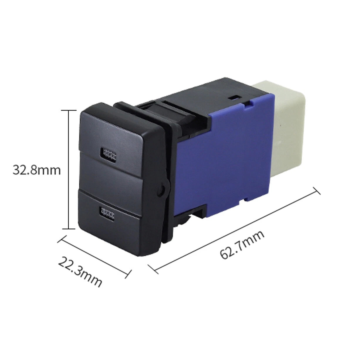 ON-OFF-ON Dashboard Control Switch Button for Toyota Mitsubishi
