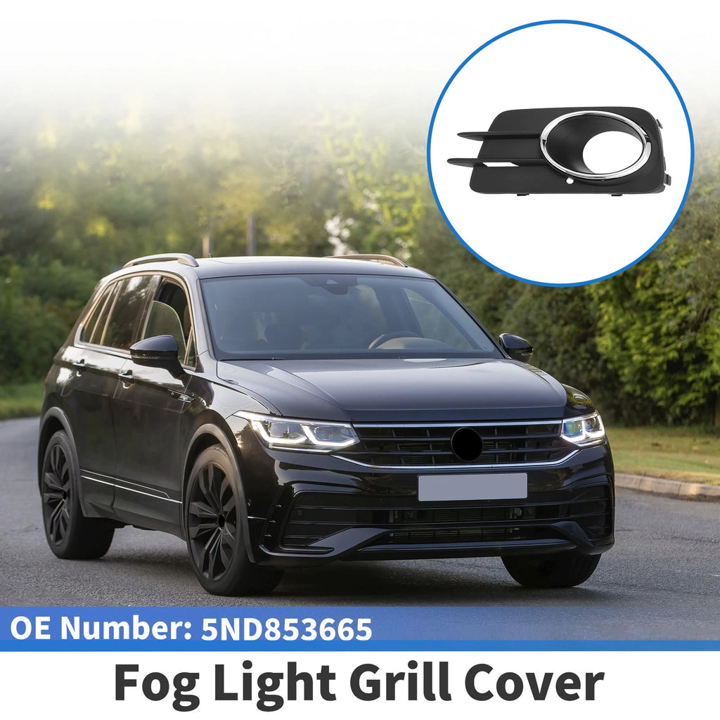 Front Left Fog Light Grill Replacement for Volkswagen Tiguan (2010–2012)