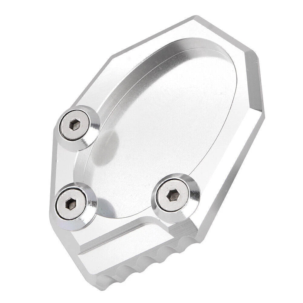 Side Stand Kickstand Pad for Kawasaki Versys 650 KLX250 (2010–2014) Silver
