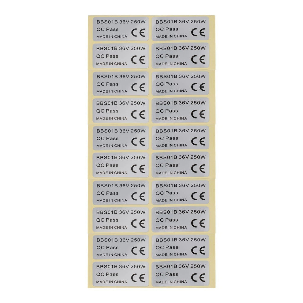 20 Pcs Sticker Set for Bafang Electric Bicycle (Ebike)