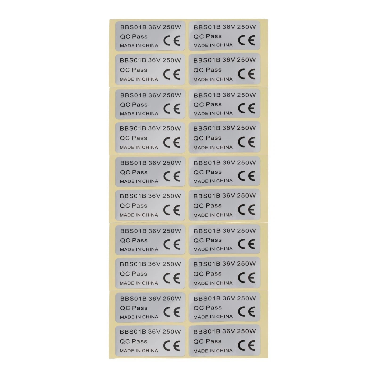 20 Pcs Sticker Set for Bafang Electric Bicycle (Ebike)