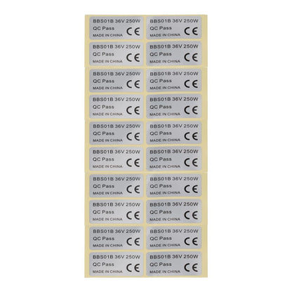 20 Pcs Sticker Set for Bafang Electric Bicycle (Ebike)