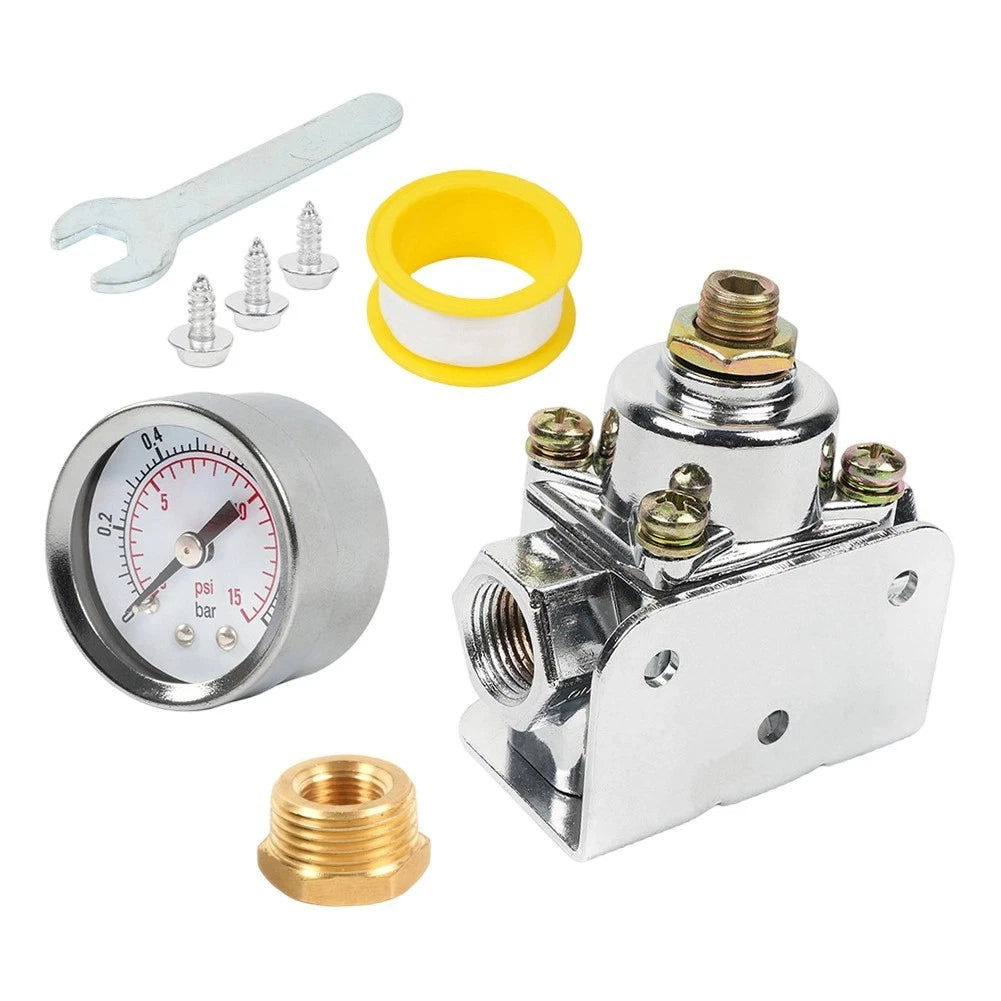1 In 2 Out Port Engine Tuning Low Fuel Regulator 0.220in (7/32in) Restriction
