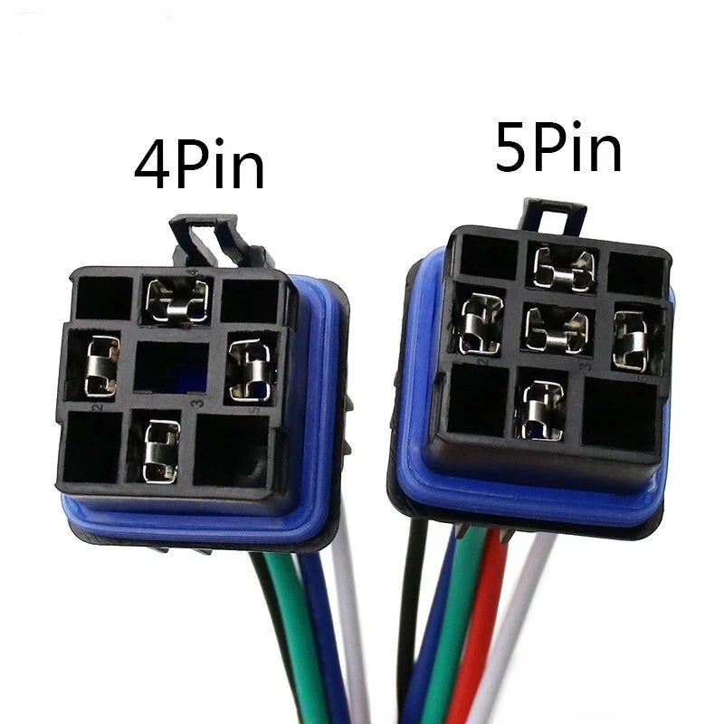 Sealed Waterproof 40A Relay for Car Auto (DC12V, 5Pin, 4Pin)