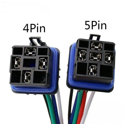 Sealed Waterproof 40A Relay for Car Auto (DC12V, 5Pin, 4Pin)