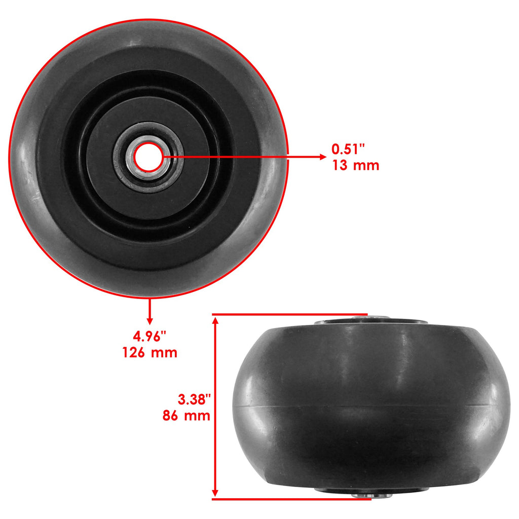 54 Deck Wheel and Arm Replacement for John Deere X710 X730 (2004–2023)
