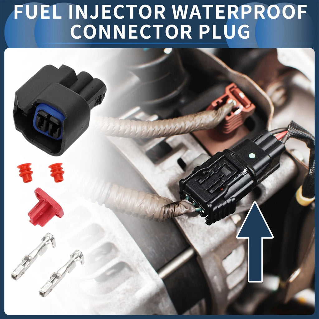 2 Pin Fuel Injector Waterproof Connector Plug for Chevrolet (2007–2019)