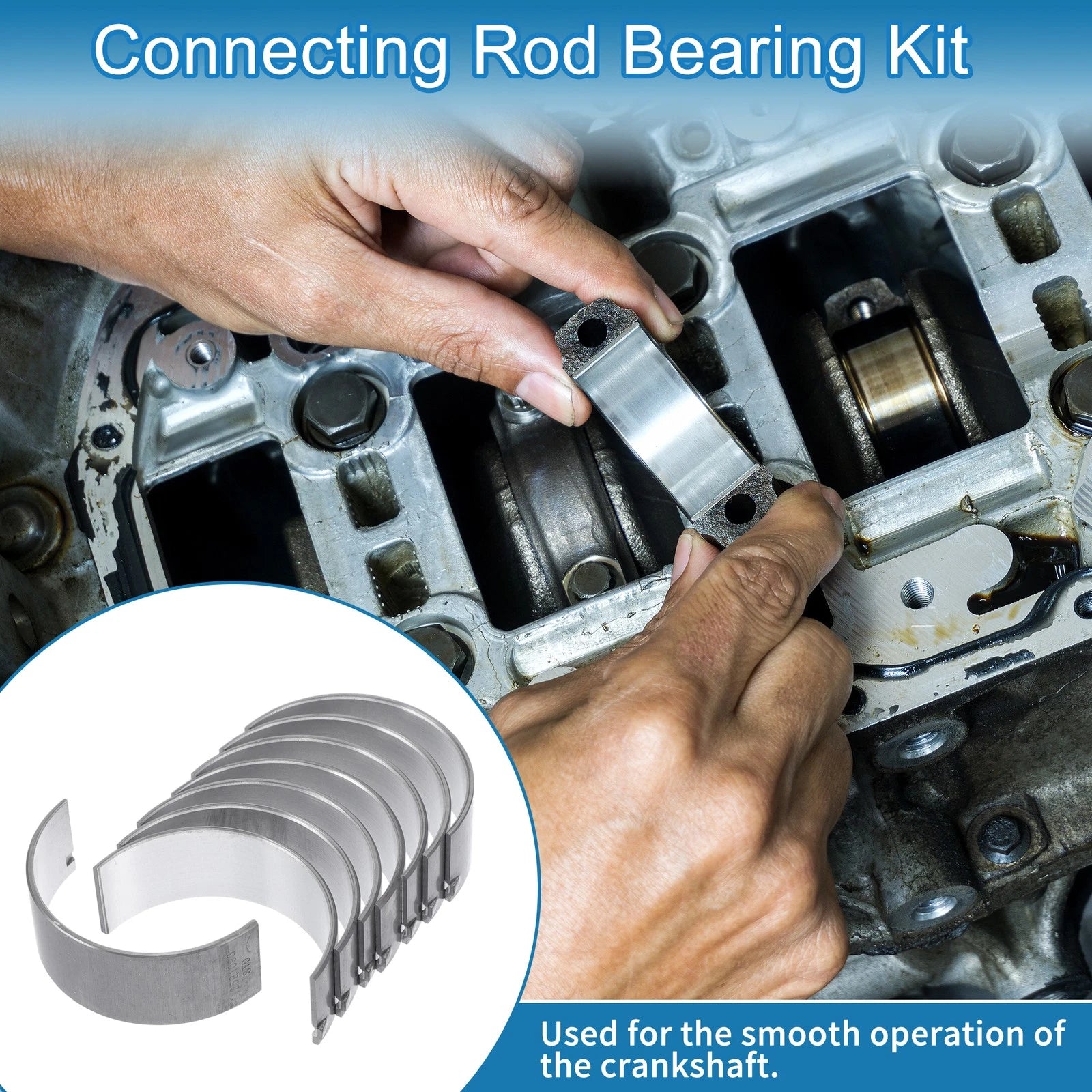 Connecting Rod Bearing Set Replacement for Chevrolet Equinox (2010–2017)