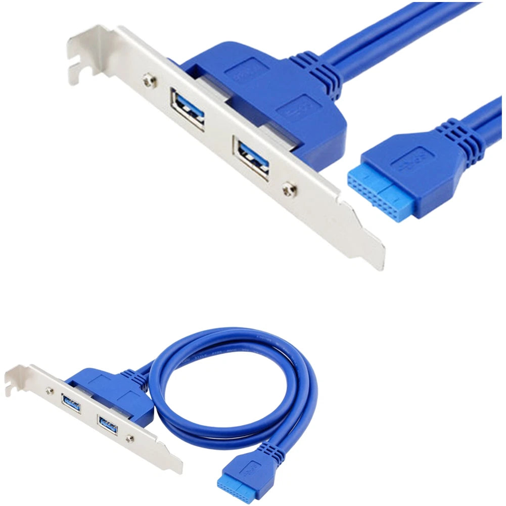 USB 3.0 20Pin Front Panel Adapter Cable for PC Case (50cm)