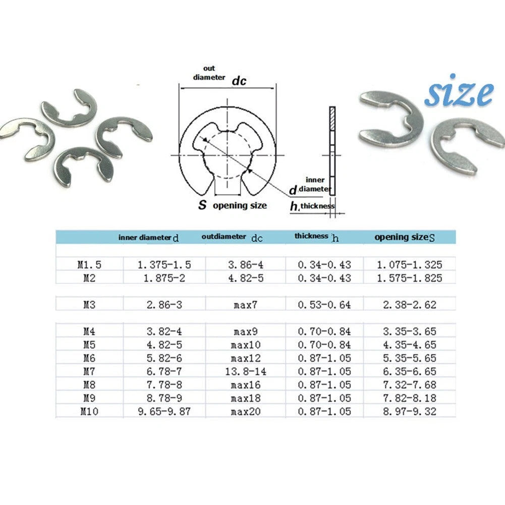 Snap Ring Kit for Wet Environment (Industrial Commercial Supplies)