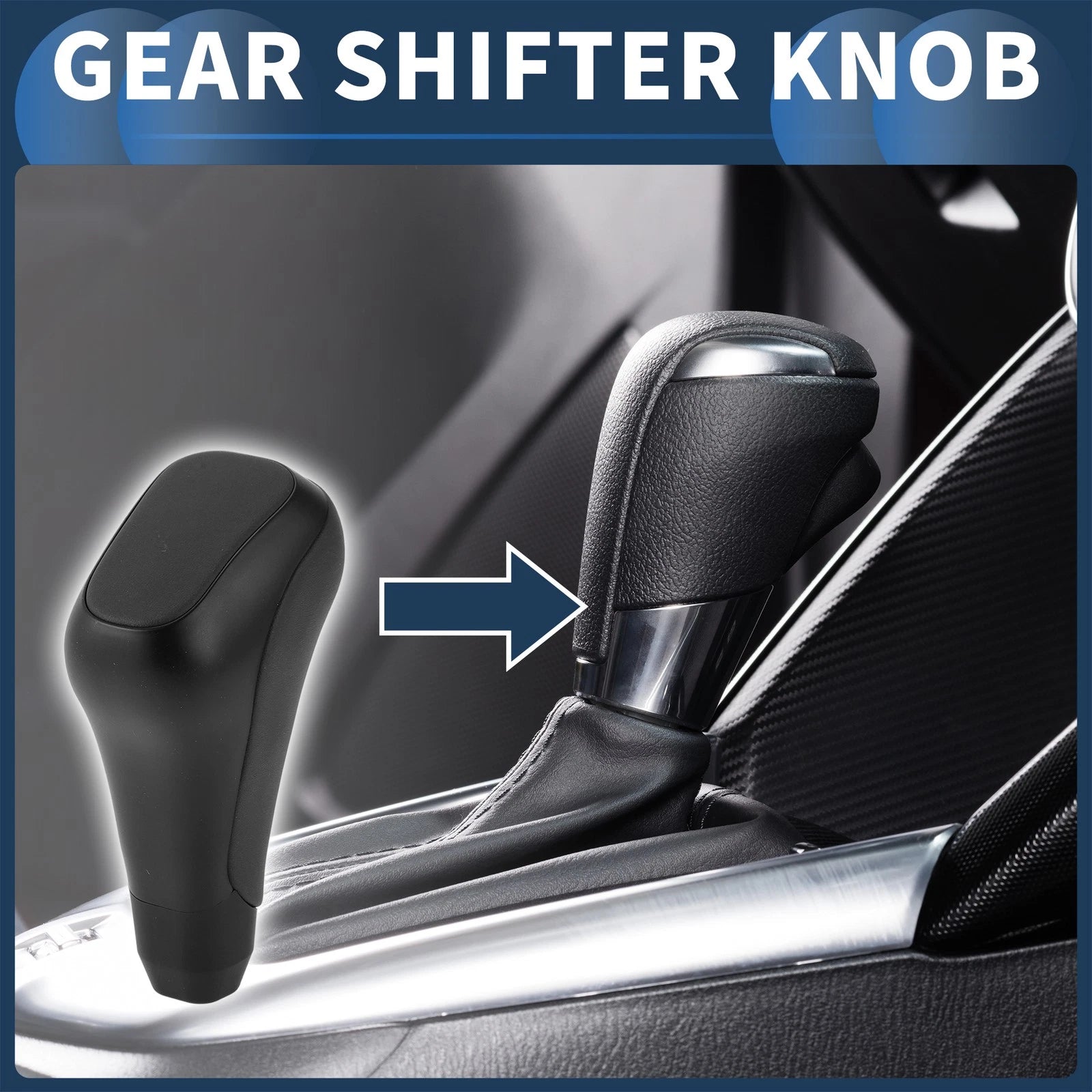 Automatic Gear Shifter Knob Faux Leather for Toyota 4Runner (2012–2021)