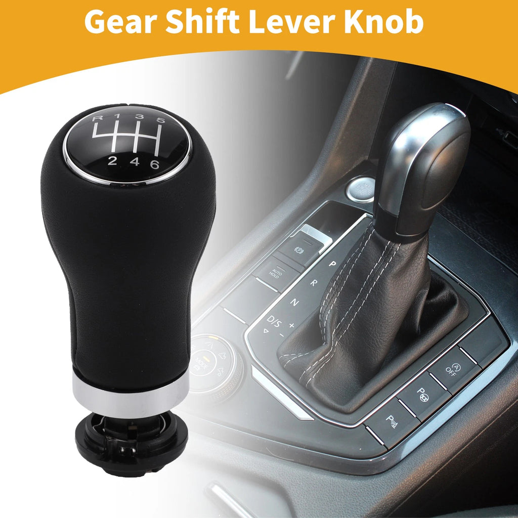 6 Speed Manual Gear Shift Knob Replacement for Audi A3 (2008–2013)