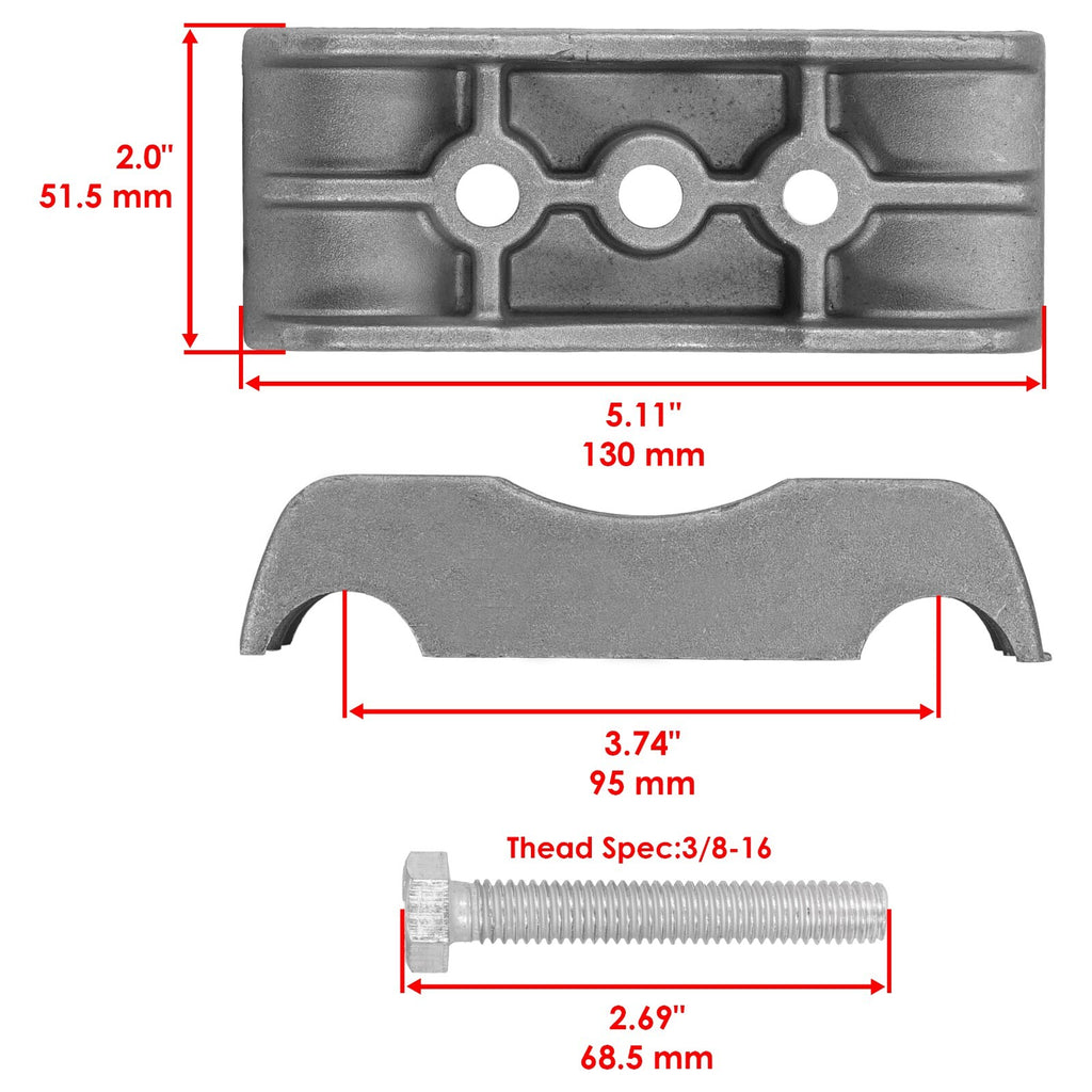 Hydraulic Pump Drive Coupler and Bushing Replacement for John Deere 1830-3030 (1930–3130)