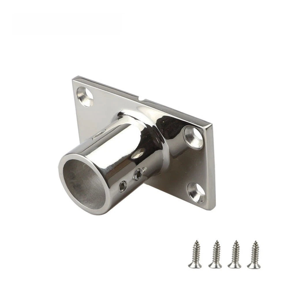 316 Stainless Steel Rectangular Handrail Base for Marine Use (22mm, 25mm)