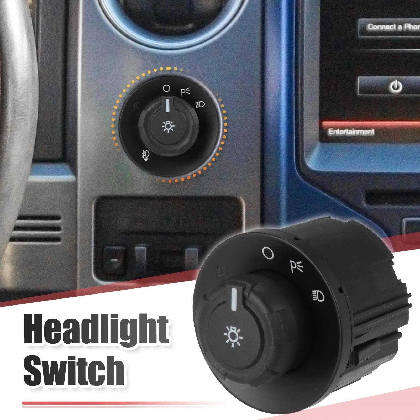 Headlight Switch Knob Replacement for Ford F-150 (2009–2017)