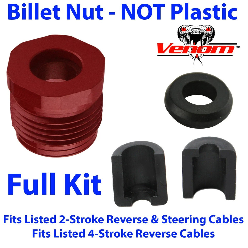 Reverse Cable Lock Nut, Seal & Half Ring Kit for SeaDoo 4-Tec RXP RXT GTI GTX (2002–2023)