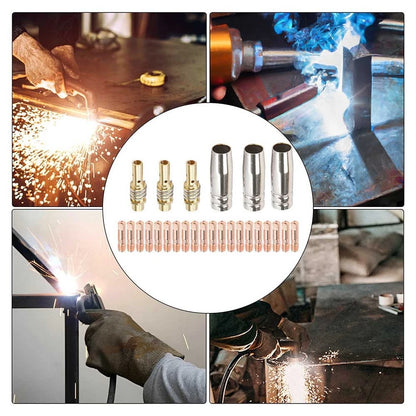 26PCS Tip Nozzle Kit for MIG Welder (Compatible Replacement Parts)