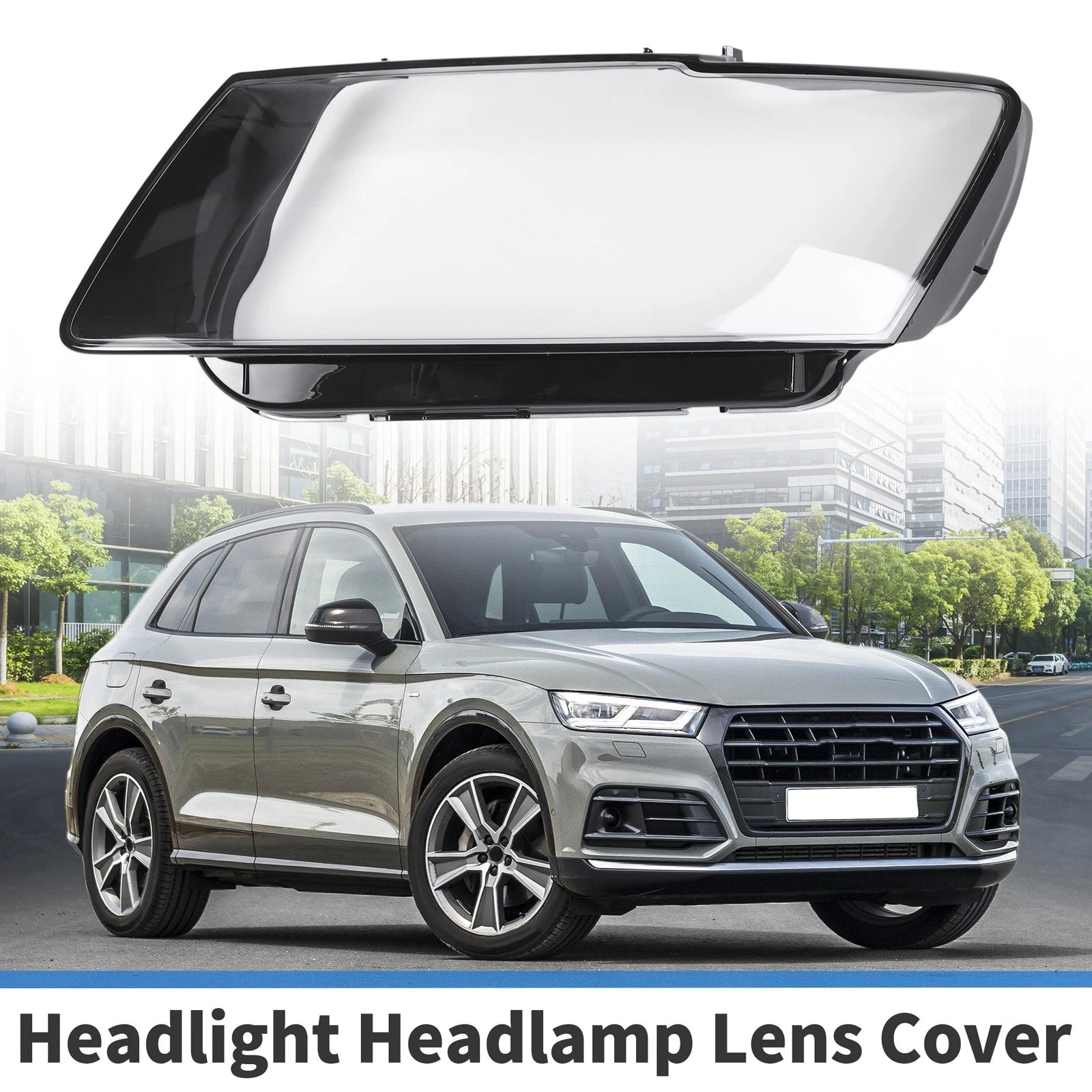 Headlight Lens Cover Front Left for Audi Q5 (2013–2017)
