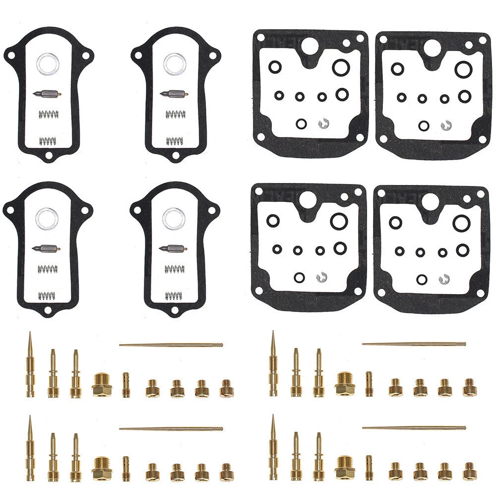 4X Carburetor Gasket Repair Kit for Kawasaki KZ900A KZ900B KZ650B (1976–1977)